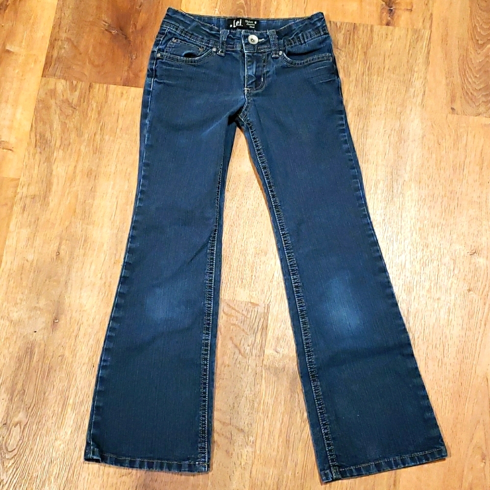 L.E.I Girls' Slim Blue Jeans, Size 8S